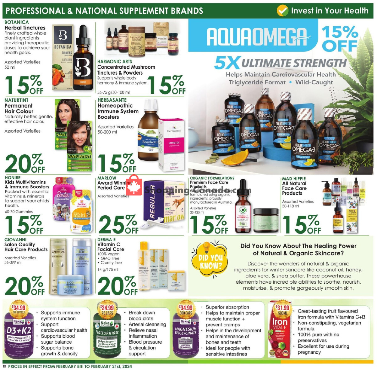 Nature's Emporium flyer from Thursday February 8, 2024 to Wednesday February 21, 2024 - page 10
