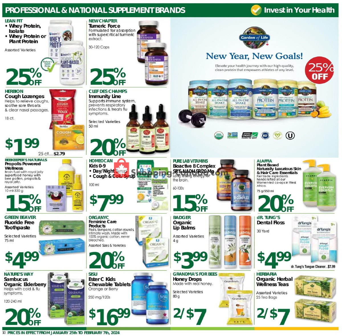 Nature's Emporium flyer from Thursday January 25, 2024 to Wednesday February 7, 2024 - page 10