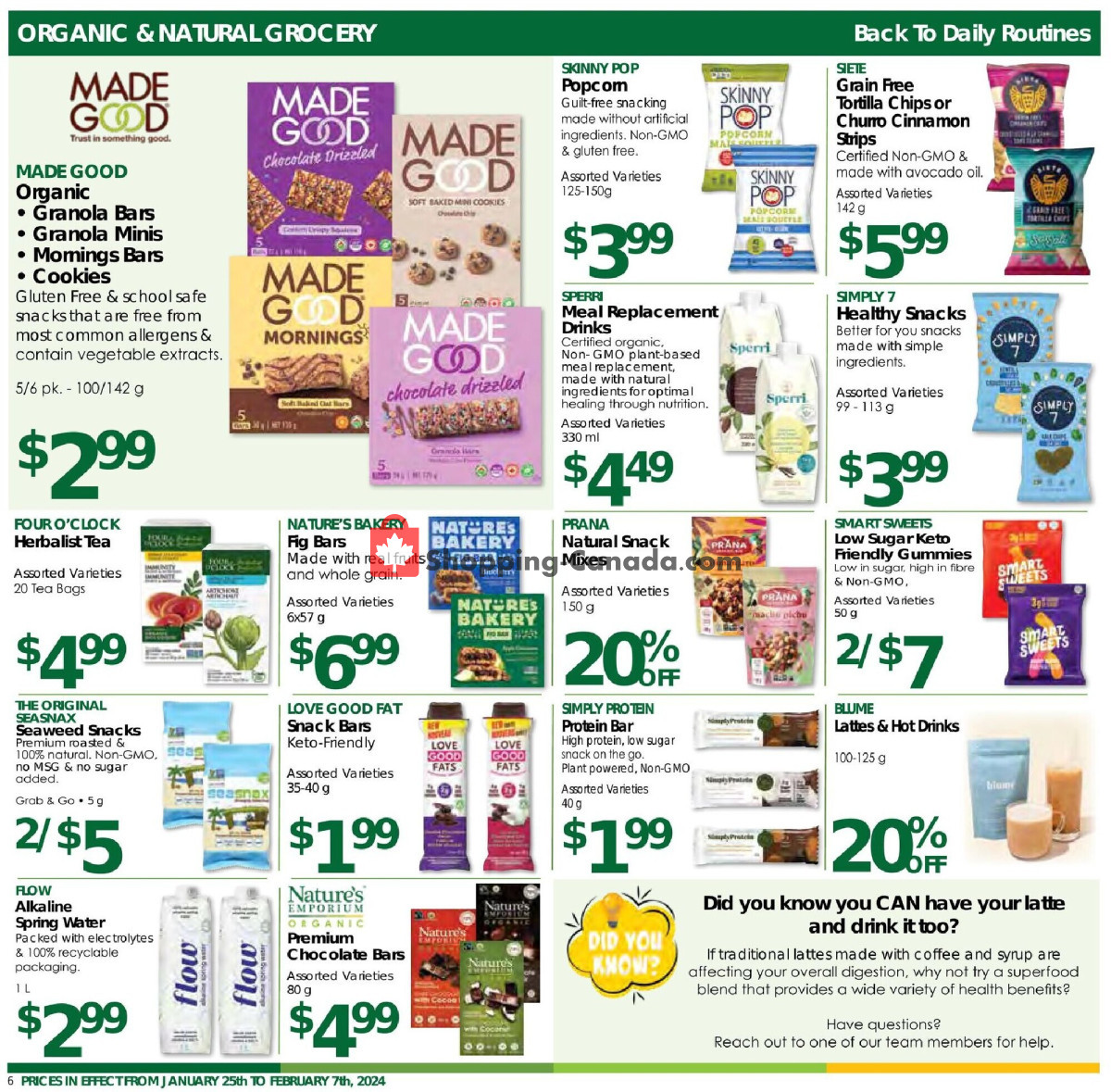 Nature's Emporium flyer from Thursday January 25, 2024 to Wednesday February 7, 2024 - page 6