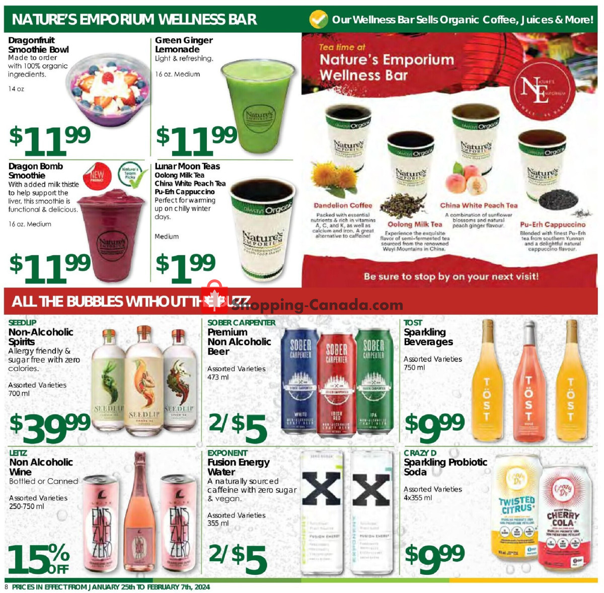 Nature's Emporium flyer from Thursday January 25, 2024 to Wednesday February 7, 2024 - page 8