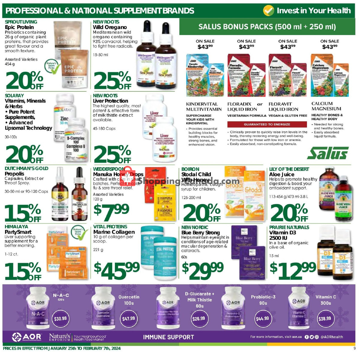 Nature's Emporium flyer from Thursday January 25, 2024 to Wednesday February 7, 2024 - page 9
