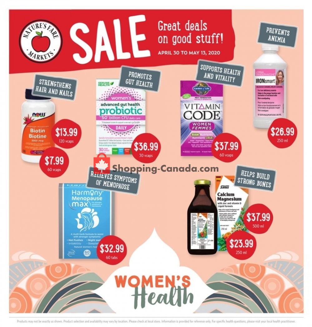 Nature's Fare Markets flyer from Thursday April 30, 2020 to Wednesday May 13, 2020 - page 1
