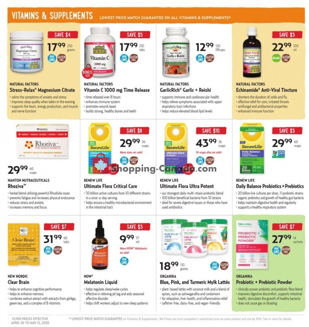 Nature's Fare Markets flyer from Thursday April 30, 2020 to Wednesday May 13, 2020 - page 7
