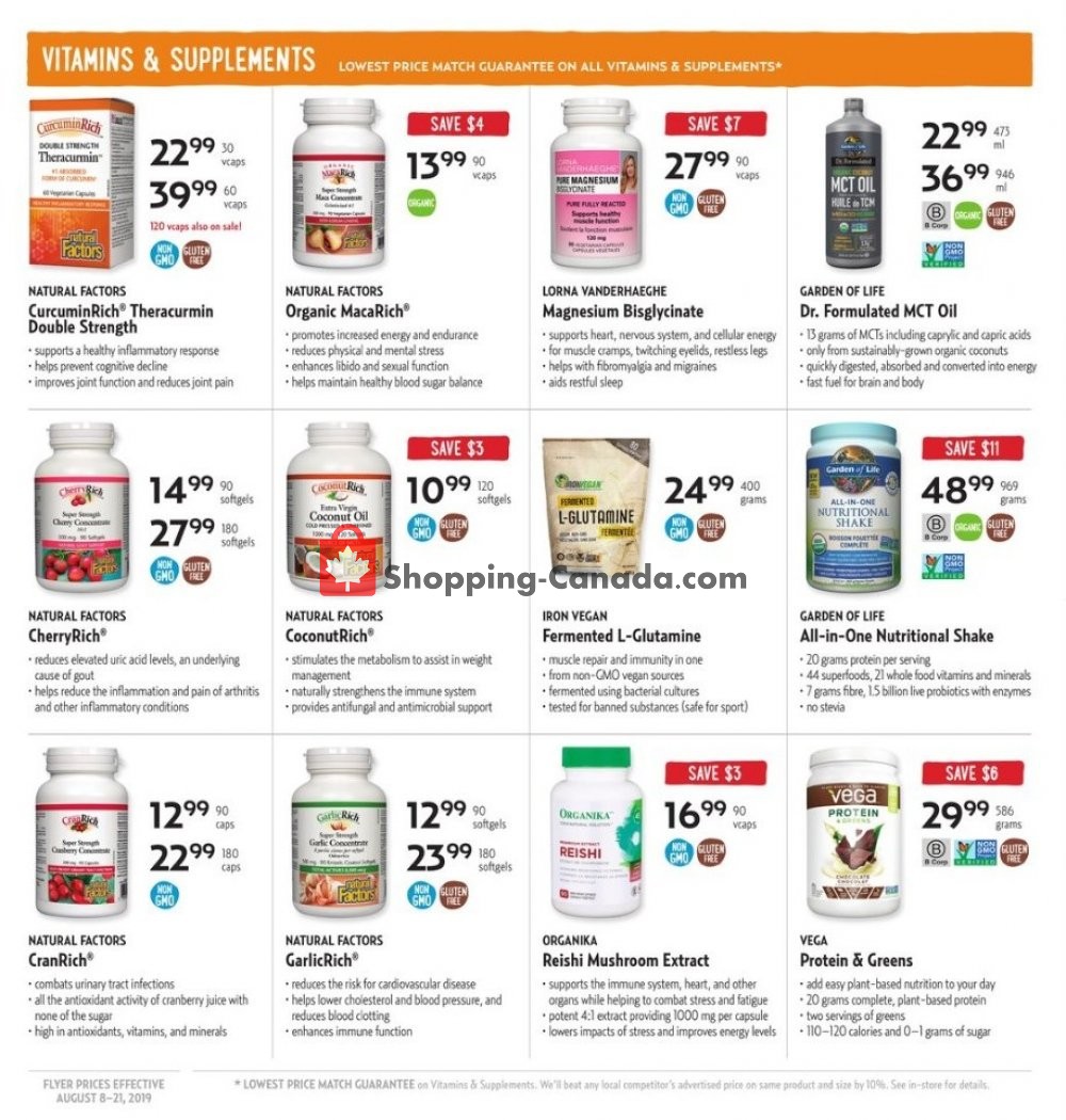 Nature's Fare Markets flyer from Thursday August 8, 2019 to Wednesday August 21, 2019 - page 7