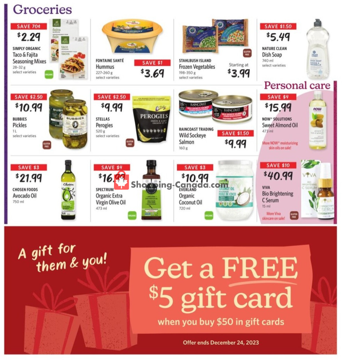 Nature's Fare Markets flyer from Thursday December 14, 2023 to Wednesday January 3, 2024 - page 5