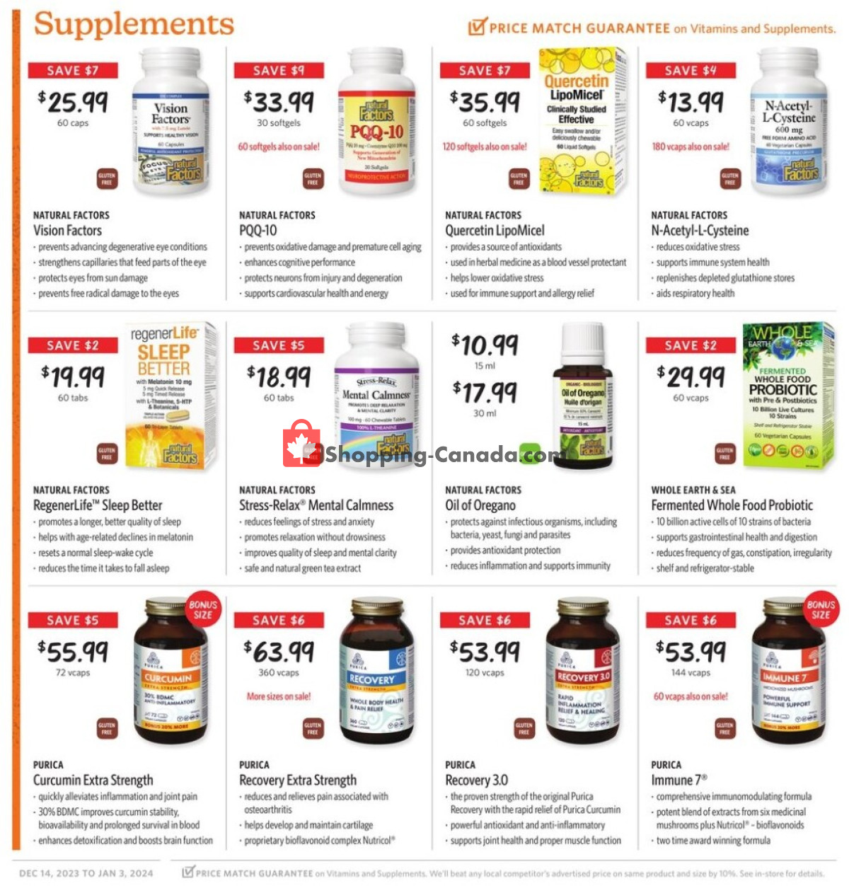 Nature's Fare Markets flyer from Thursday December 14, 2023 to Wednesday January 3, 2024 - page 6