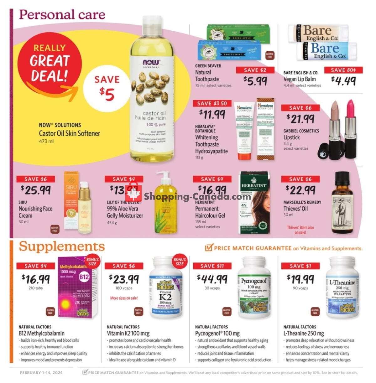 Nature's Fare Markets flyer from Thursday February 1, 2024 to Wednesday February 14, 2024 - page 5