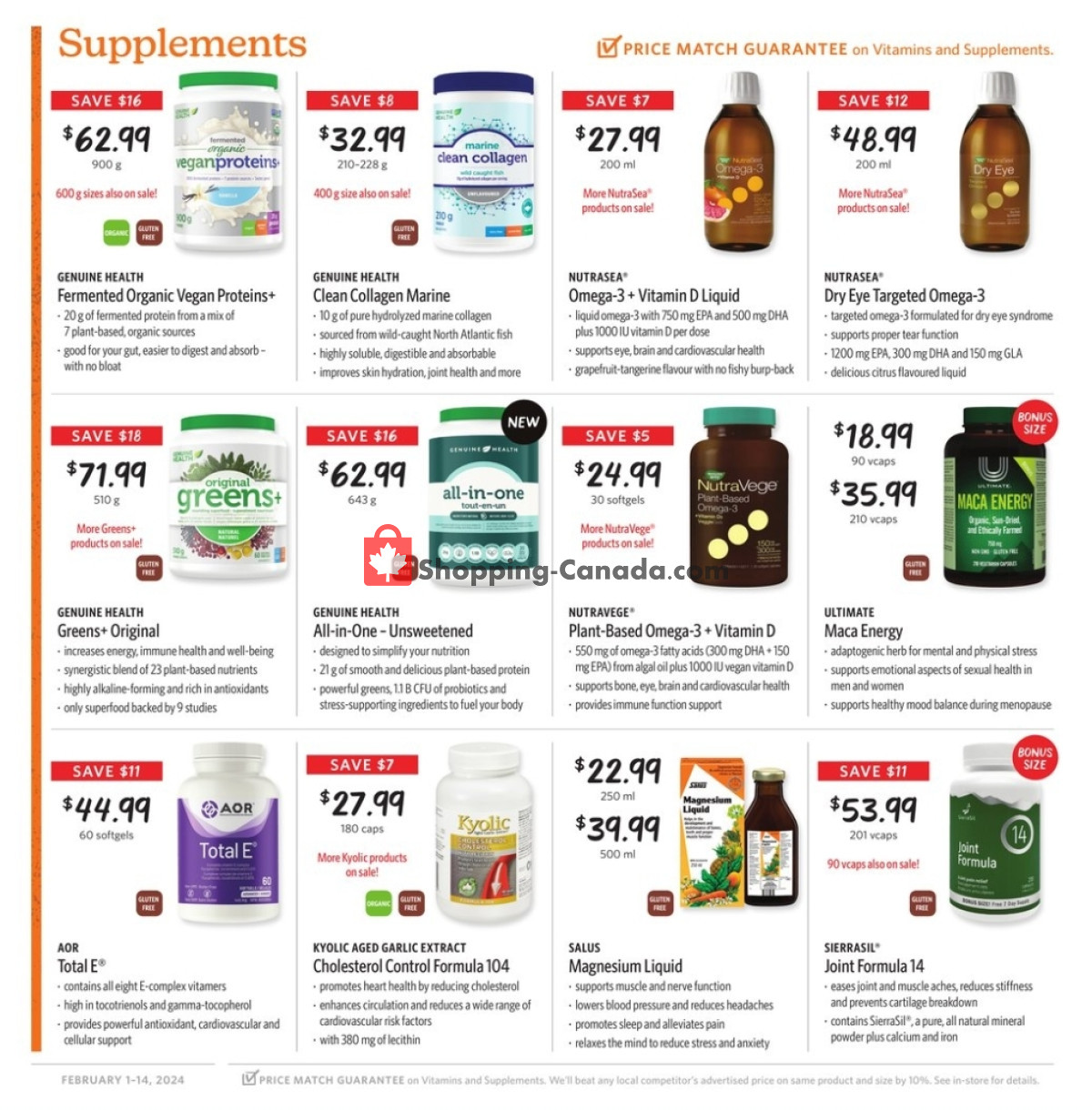 Nature's Fare Markets flyer from Thursday February 1, 2024 to Wednesday February 14, 2024 - page 7