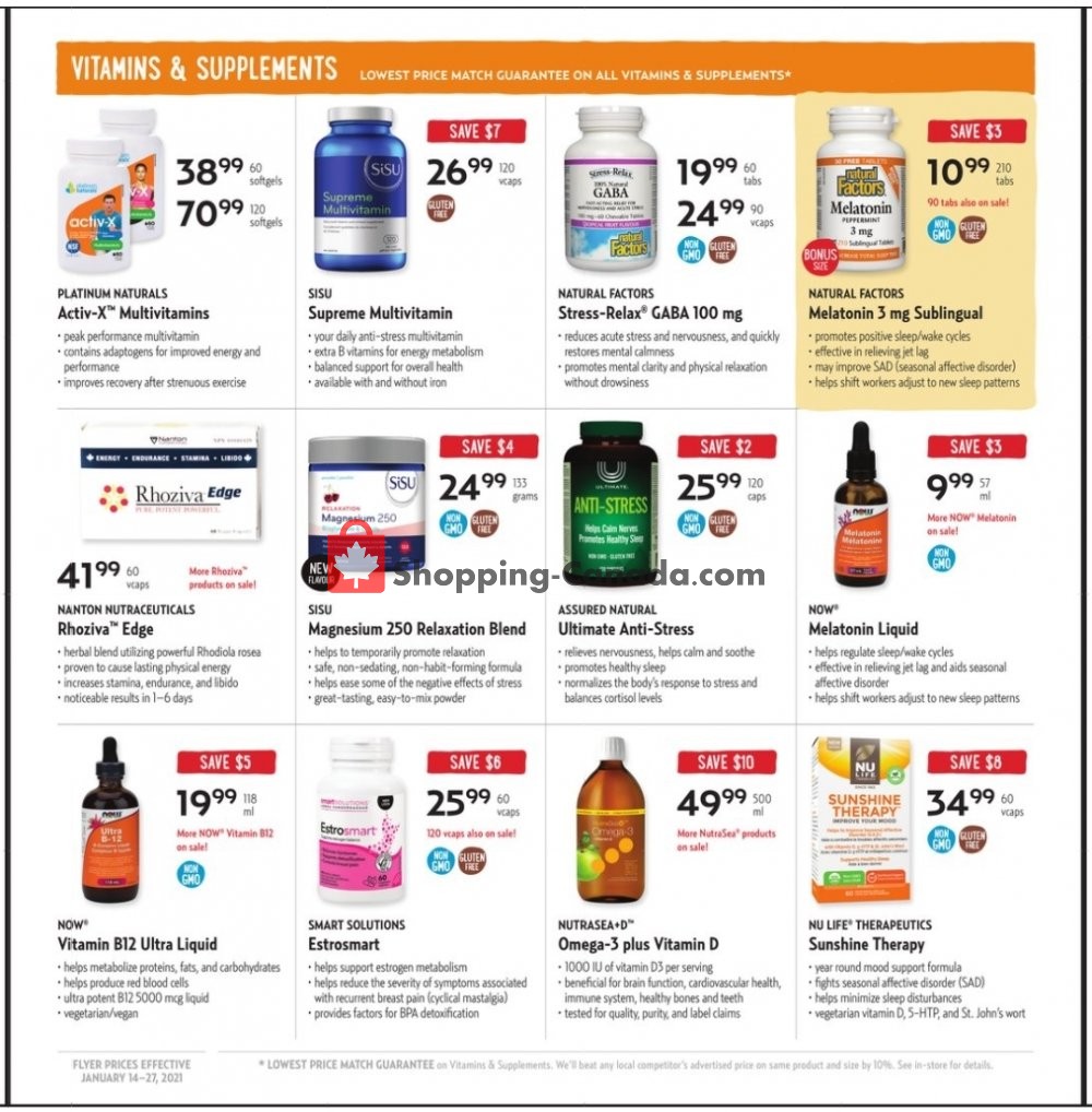 Nature's Fare Markets flyer from Thursday January 14, 2021 to Wednesday January 27, 2021 - page 10