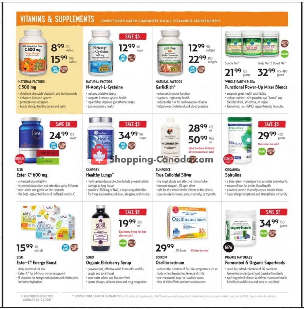 Nature's Fare Markets flyer from Thursday January 14, 2021 to Wednesday January 27, 2021 - page 11