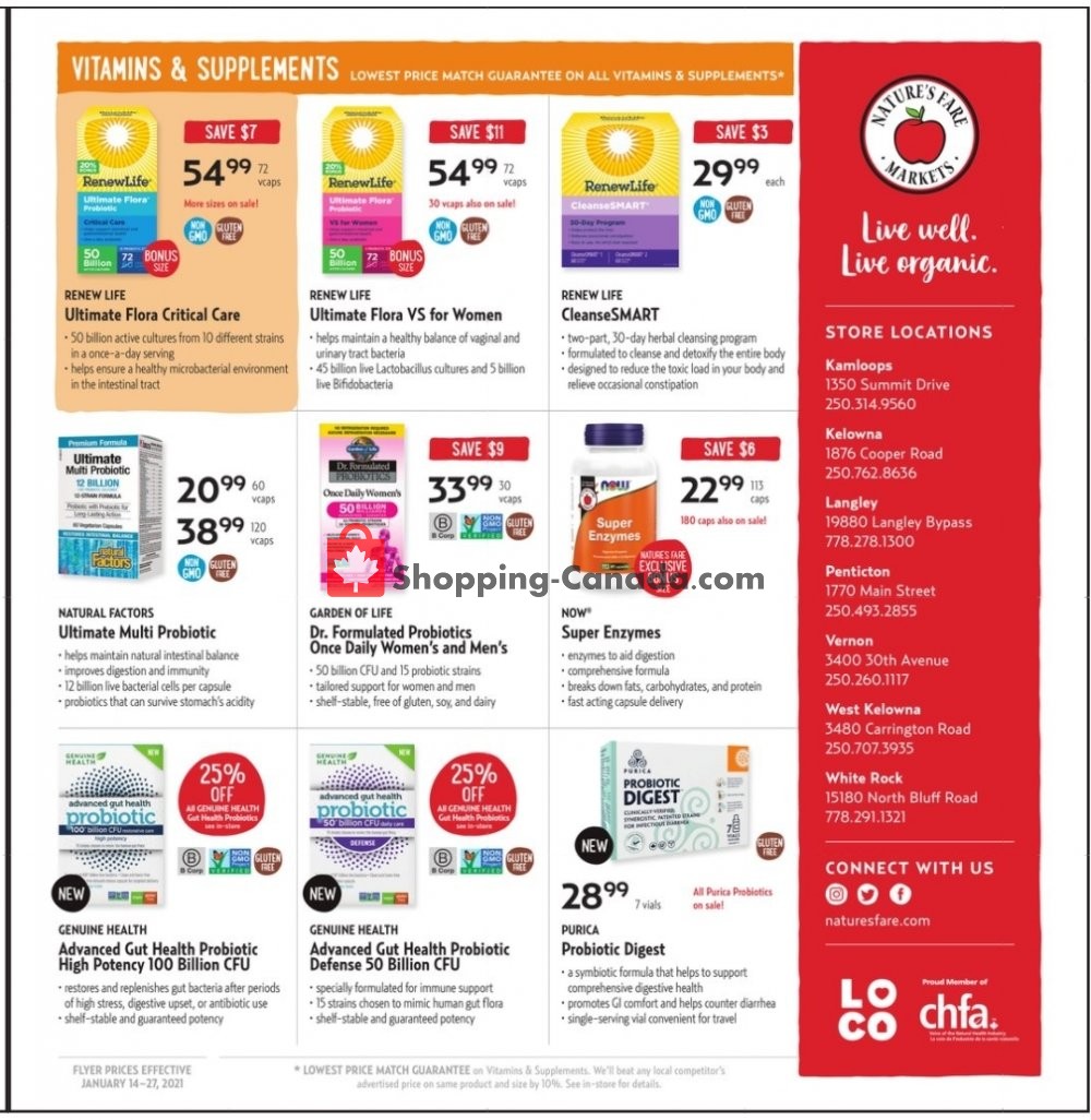 Nature's Fare Markets flyer from Thursday January 14, 2021 to Wednesday January 27, 2021 - page 12