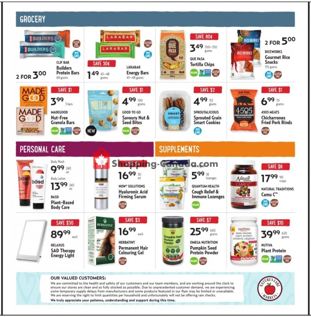 Nature's Fare Markets flyer from Thursday January 14, 2021 to Wednesday January 27, 2021 - page 7