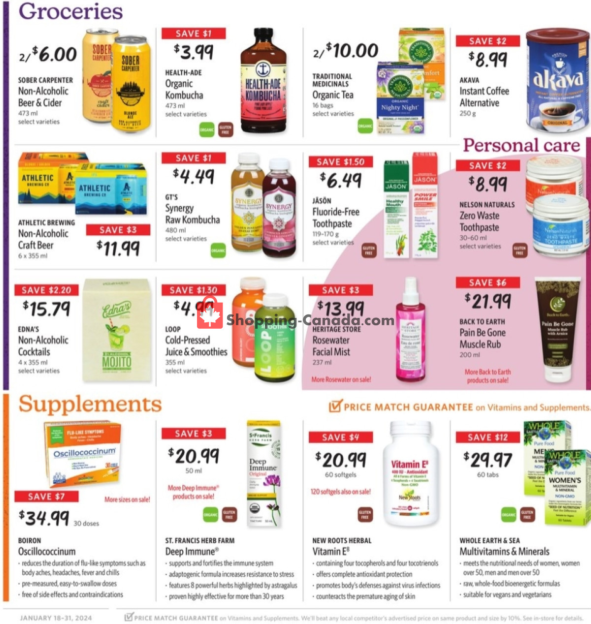 Nature's Fare Markets flyer from Thursday January 18, 2024 to Wednesday January 31, 2024 - page 5