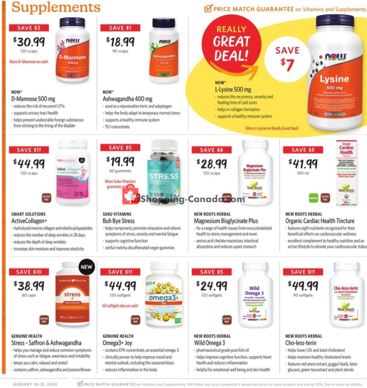 Nature's Fare Markets flyer from Thursday January 18, 2024 to Wednesday January 31, 2024 - page 7