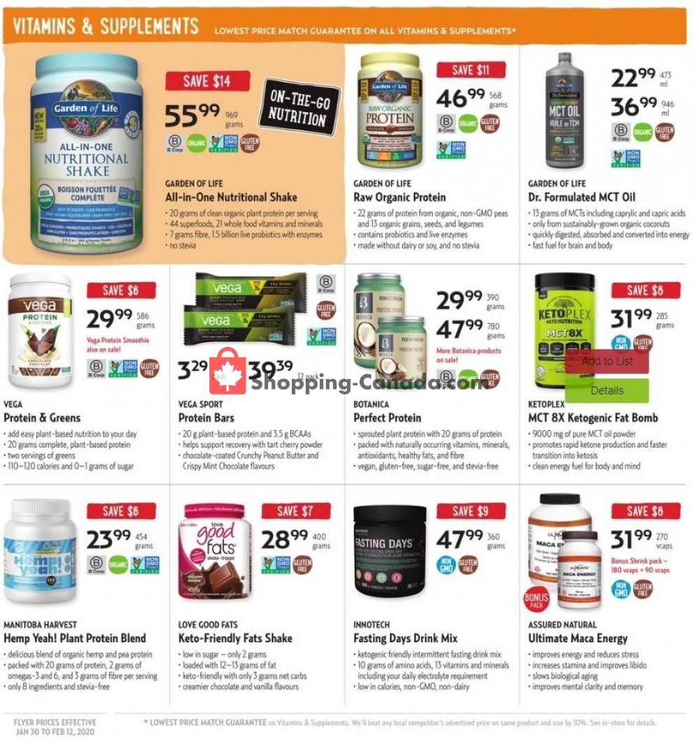 Nature's Fare Markets flyer from Thursday January 30, 2020 to Wednesday February 12, 2020 - page 11