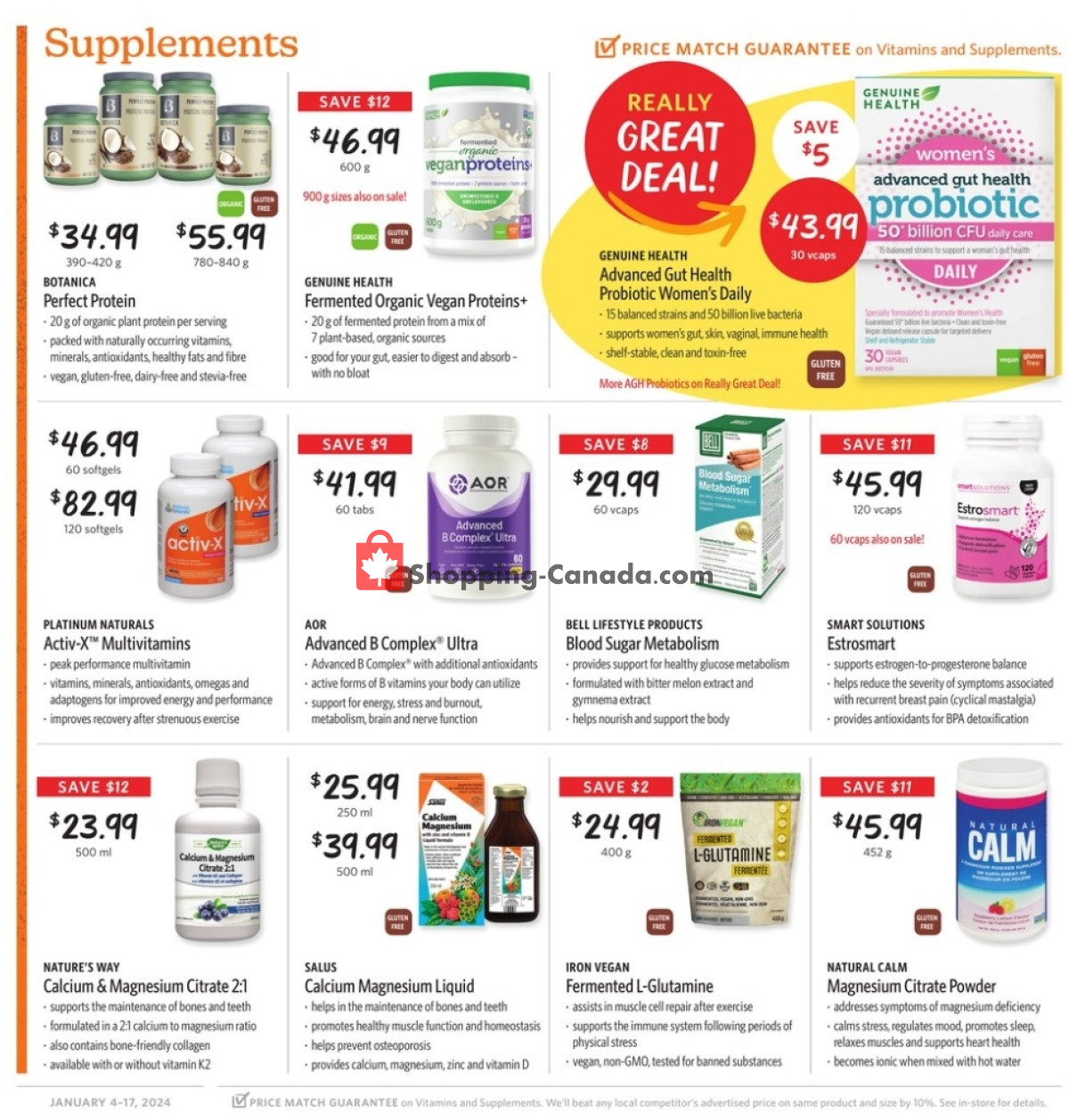 Nature's Fare Markets flyer from Thursday January 4, 2024 to Wednesday January 17, 2024 - page 7