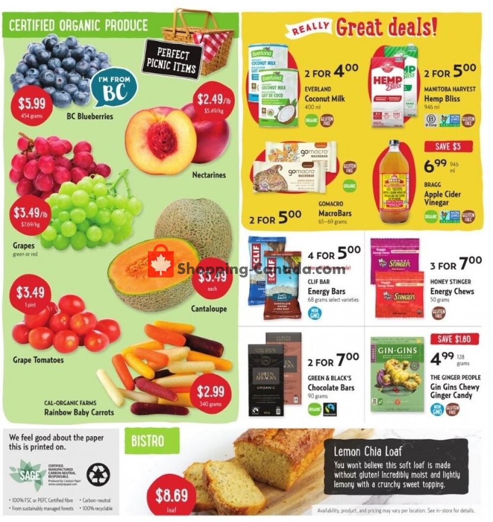 Nature's Fare Markets flyer from Thursday July 30, 2020 to Wednesday August 12, 2020 - page 2