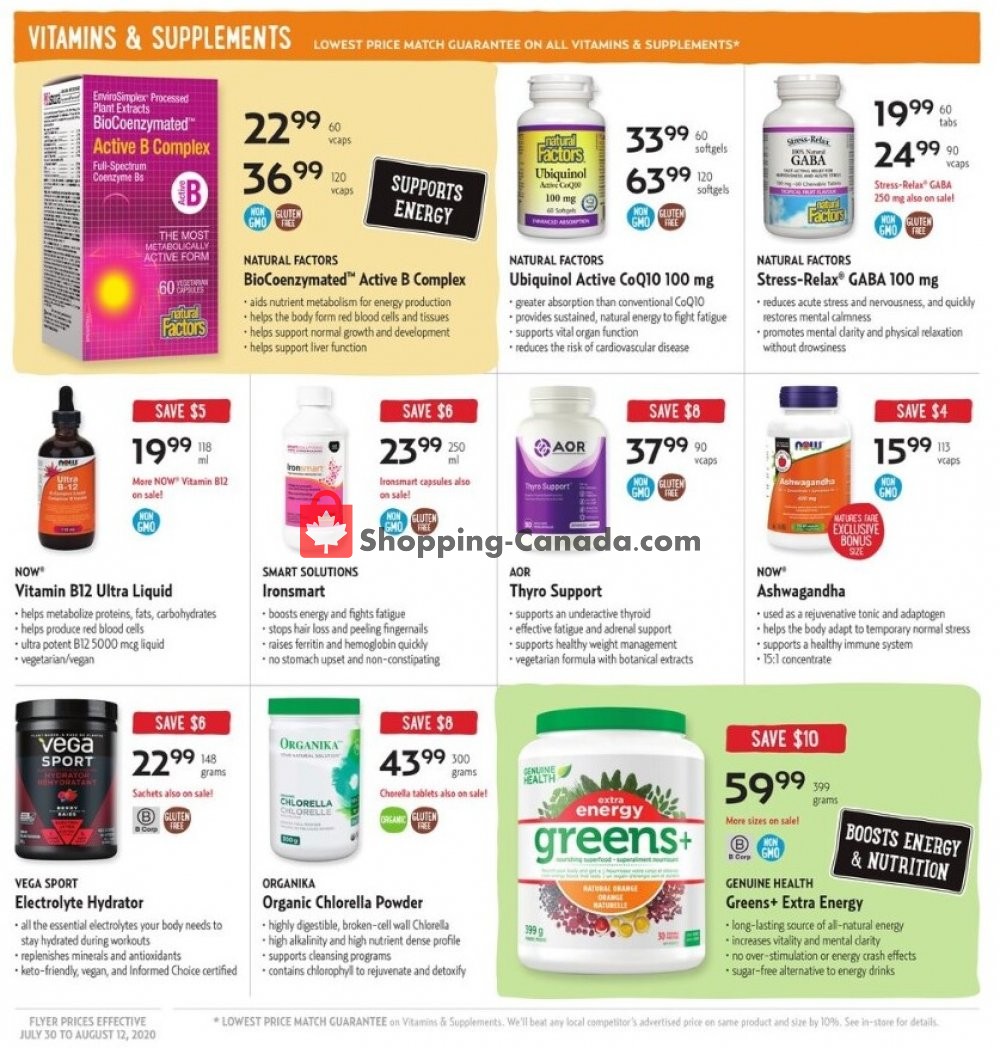 Nature's Fare Markets flyer from Thursday July 30, 2020 to Wednesday August 12, 2020 - page 7