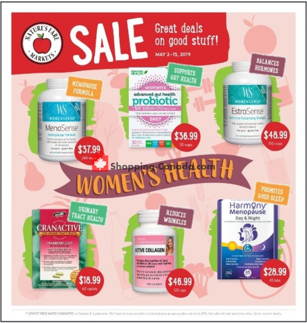Nature's Fare Markets flyer from Thursday May 2, 2019 to Wednesday May 15, 2019 - page 1