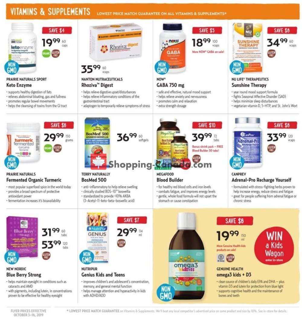 Nature's Fare Markets flyer from Thursday October 3, 2019 to Wednesday October 16, 2019 - page 11