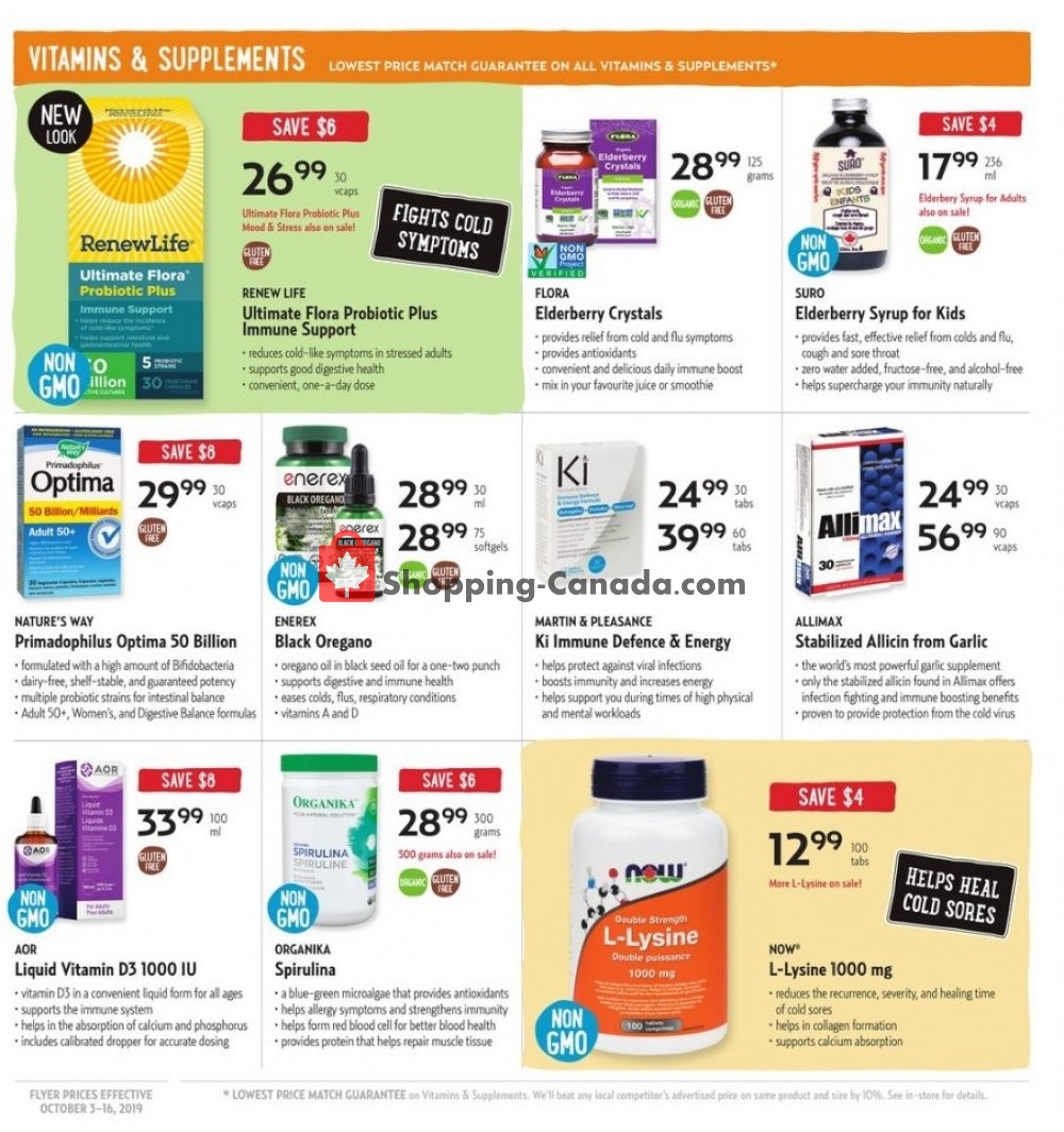 Nature's Fare Markets flyer from Thursday October 3, 2019 to Wednesday October 16, 2019 - page 9