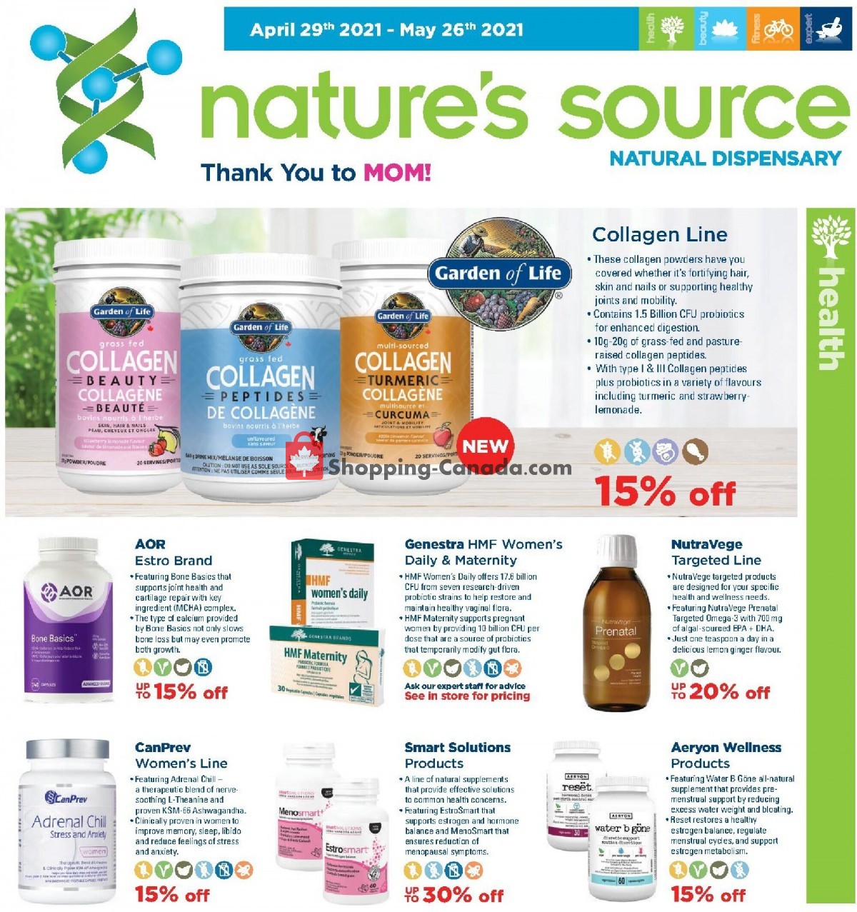 Nature's Source flyer from Thursday April 29, 2021 to Wednesday May 26, 2021 - page 1