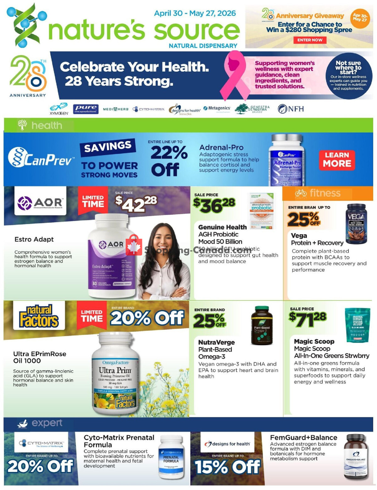 Nature's Source flyer from Thursday April 30, 2026 to Wednesday May 27, 2026 - page 1