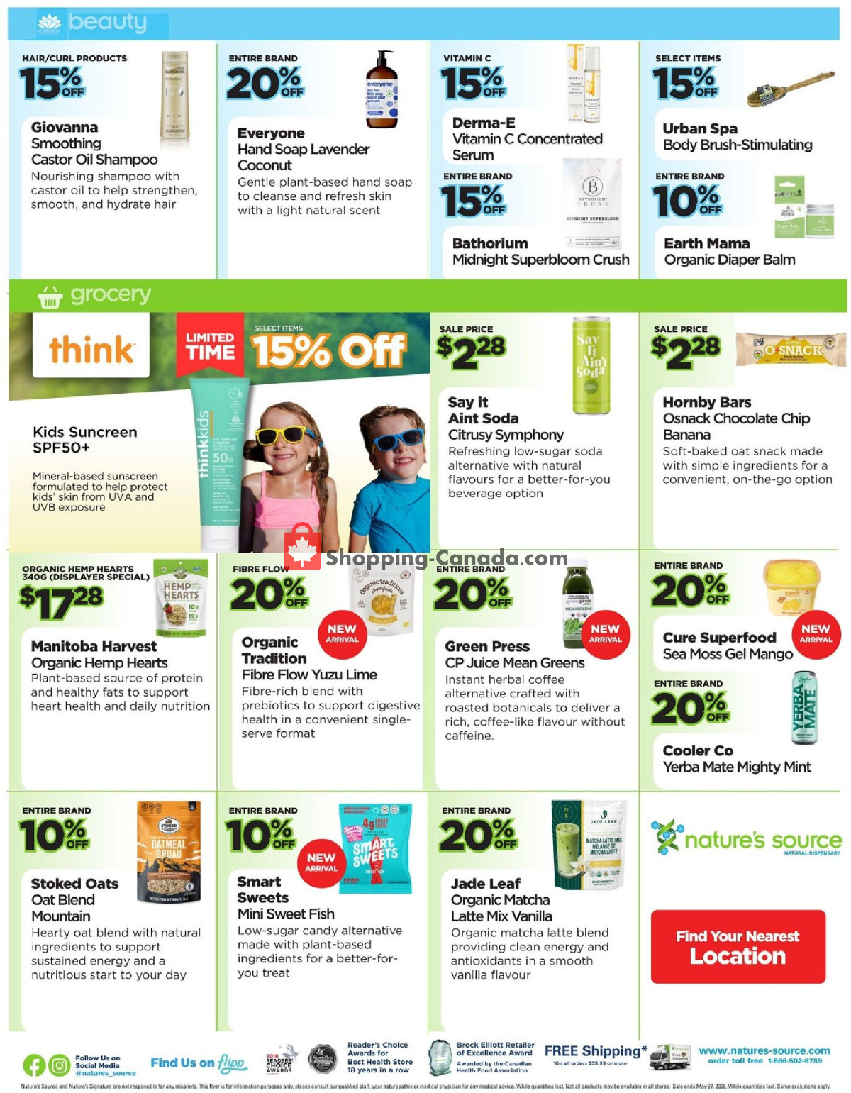 Nature's Source flyer from Thursday April 30, 2026 to Wednesday May 27, 2026 - page 4