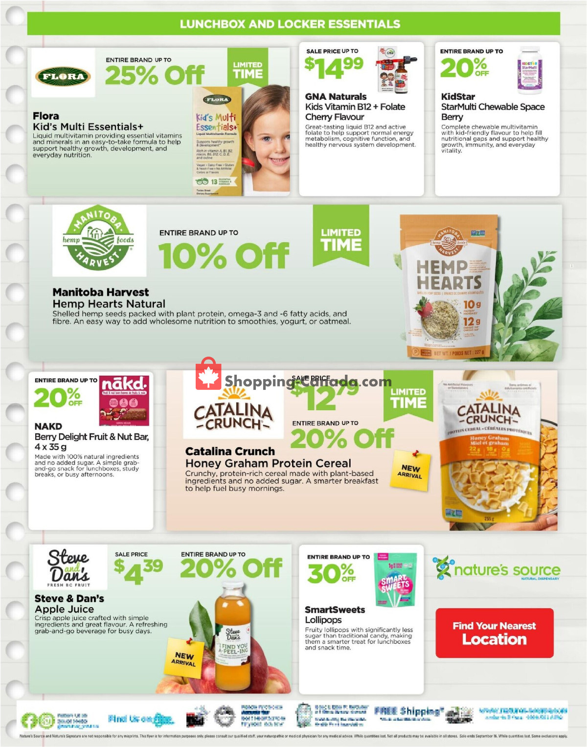 Nature's Source flyer from Thursday August 20, 2026 to Wednesday September 16, 2026 - page 4