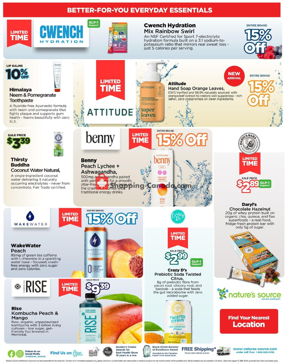 Nature's Source flyer from Thursday July 23, 2026 to Wednesday August 19, 2026 - page 4