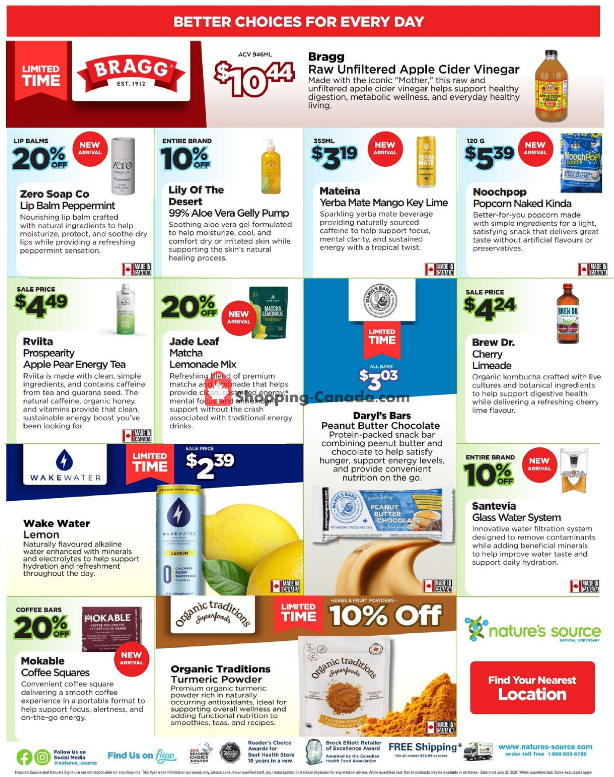 Nature's Source flyer from Thursday June 25, 2026 to Wednesday July 22, 2026 - page 4
