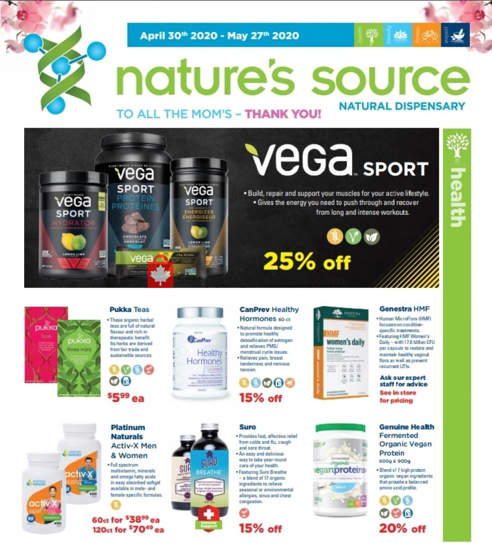 Nature's Source flyer from Thursday April 30, 2020 to Wednesday May 27, 2020 - page 1