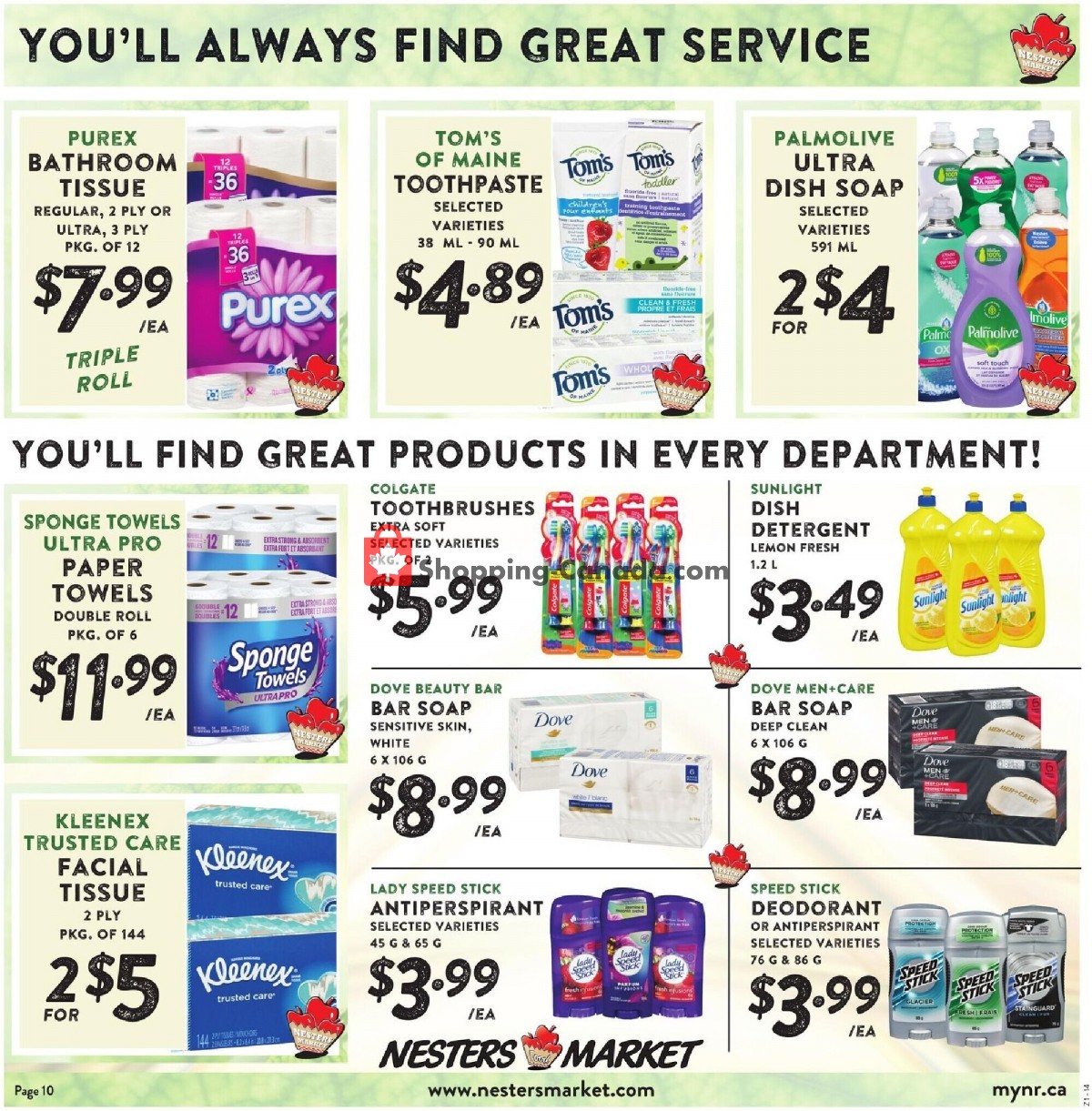 Nesters Market Grocery Stores flyer from Sunday July 18, 2021 to Saturday July 24, 2021 - page 10