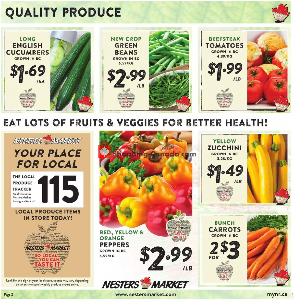 Nesters Market Grocery Stores flyer from Sunday July 18, 2021 to Saturday July 24, 2021 - page 2