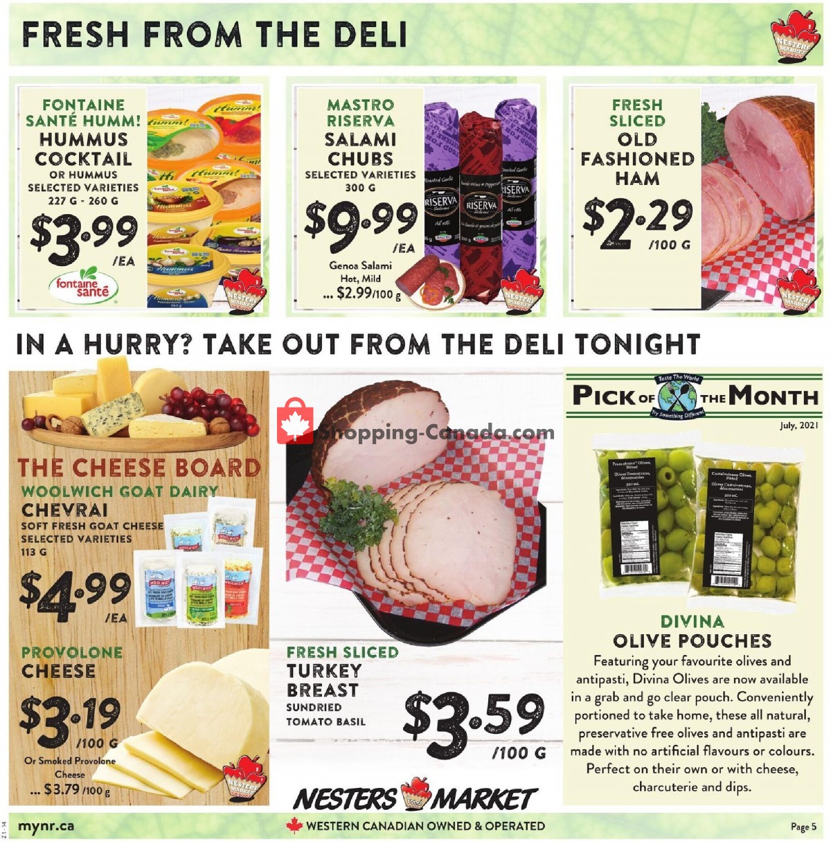 Nesters Market Grocery Stores flyer from Sunday July 18, 2021 to Saturday July 24, 2021 - page 5