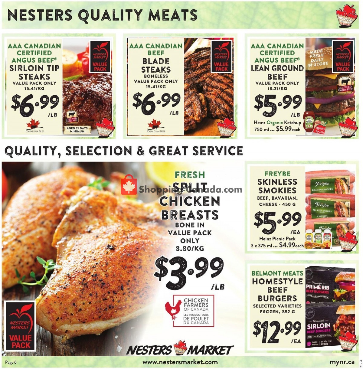 Nesters Market Grocery Stores flyer from Sunday July 18, 2021 to Saturday July 24, 2021 - page 6