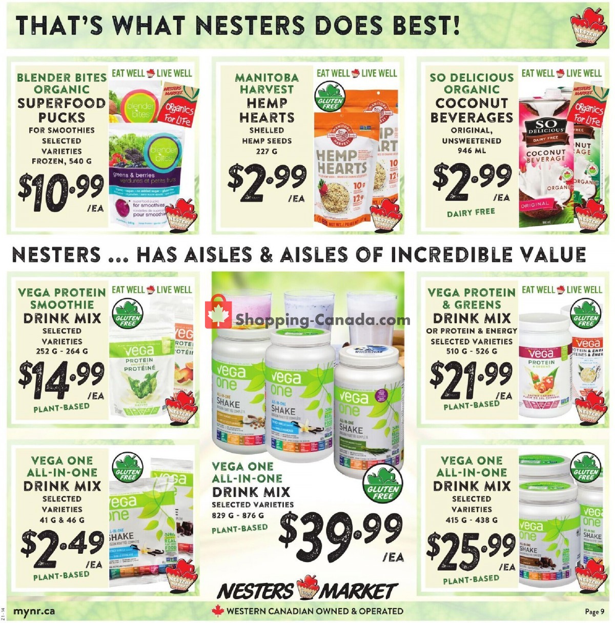 Nesters Market Grocery Stores flyer from Sunday July 18, 2021 to Saturday July 24, 2021 - page 9
