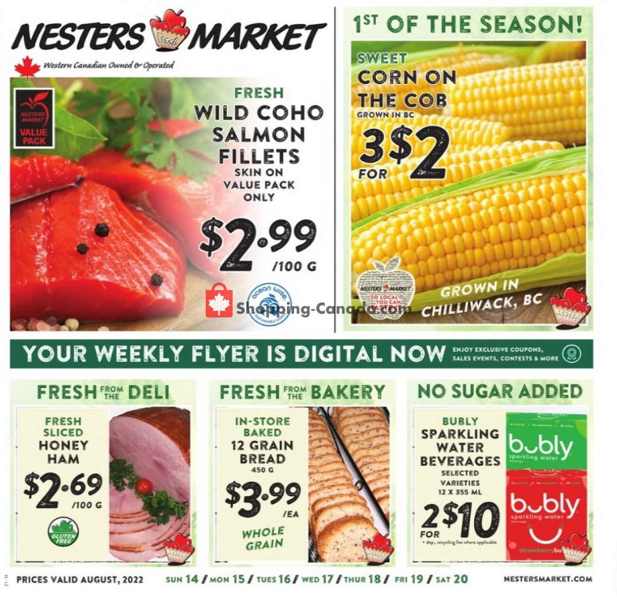 Nesters Market Grocery Stores Canada, flyer (Amazing Offer) August 14 August 20, 2022
