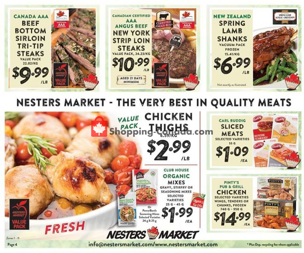 Nesters Market Grocery Stores flyer from Sunday February 17, 2019 to Saturday February 23, 2019 - page 4