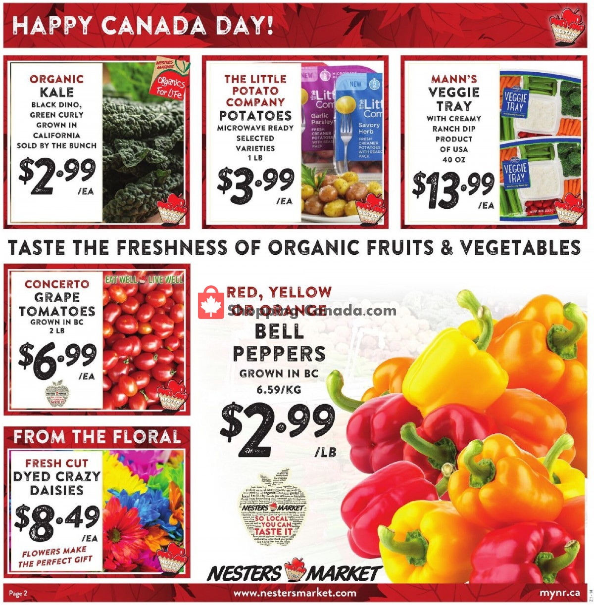 Nesters Market Grocery Stores Canada, flyer (Happy Canada Day) June