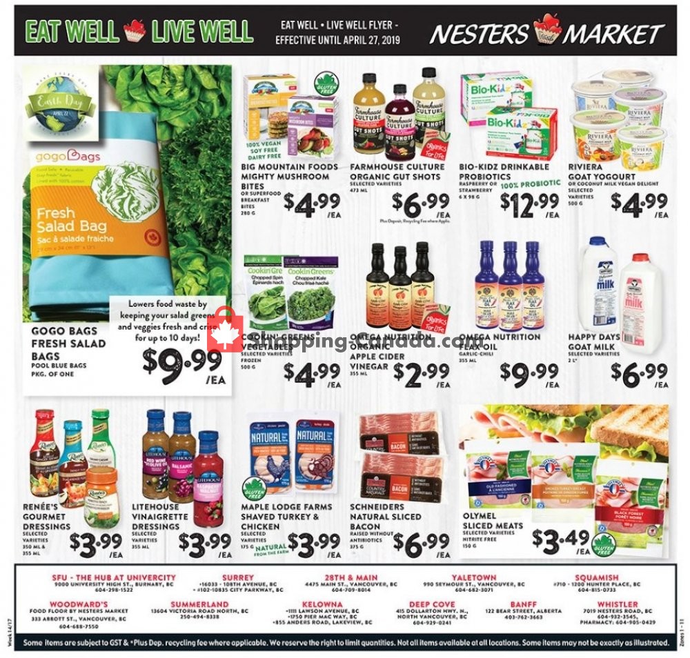 Nesters Market Grocery Stores flyer from Sunday April 14, 2019 to Saturday April 20, 2019 - page 12