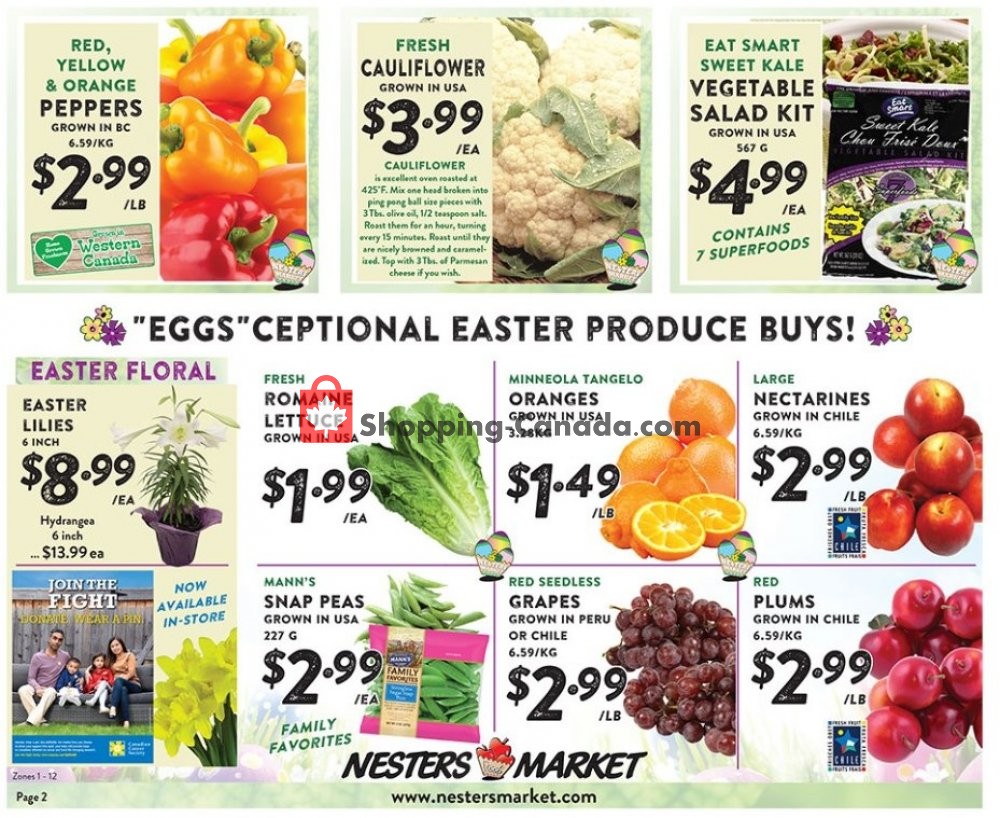 Nesters Market Grocery Stores flyer from Sunday April 14, 2019 to Saturday April 20, 2019 - page 2