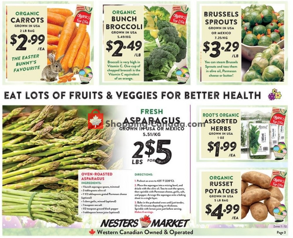 Nesters Market Grocery Stores flyer from Sunday April 14, 2019 to Saturday April 20, 2019 - page 3