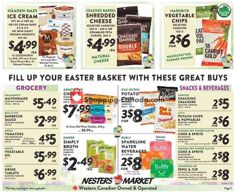 Nesters Market Grocery Stores flyer from Sunday April 14, 2019 to Saturday April 20, 2019 - page 7