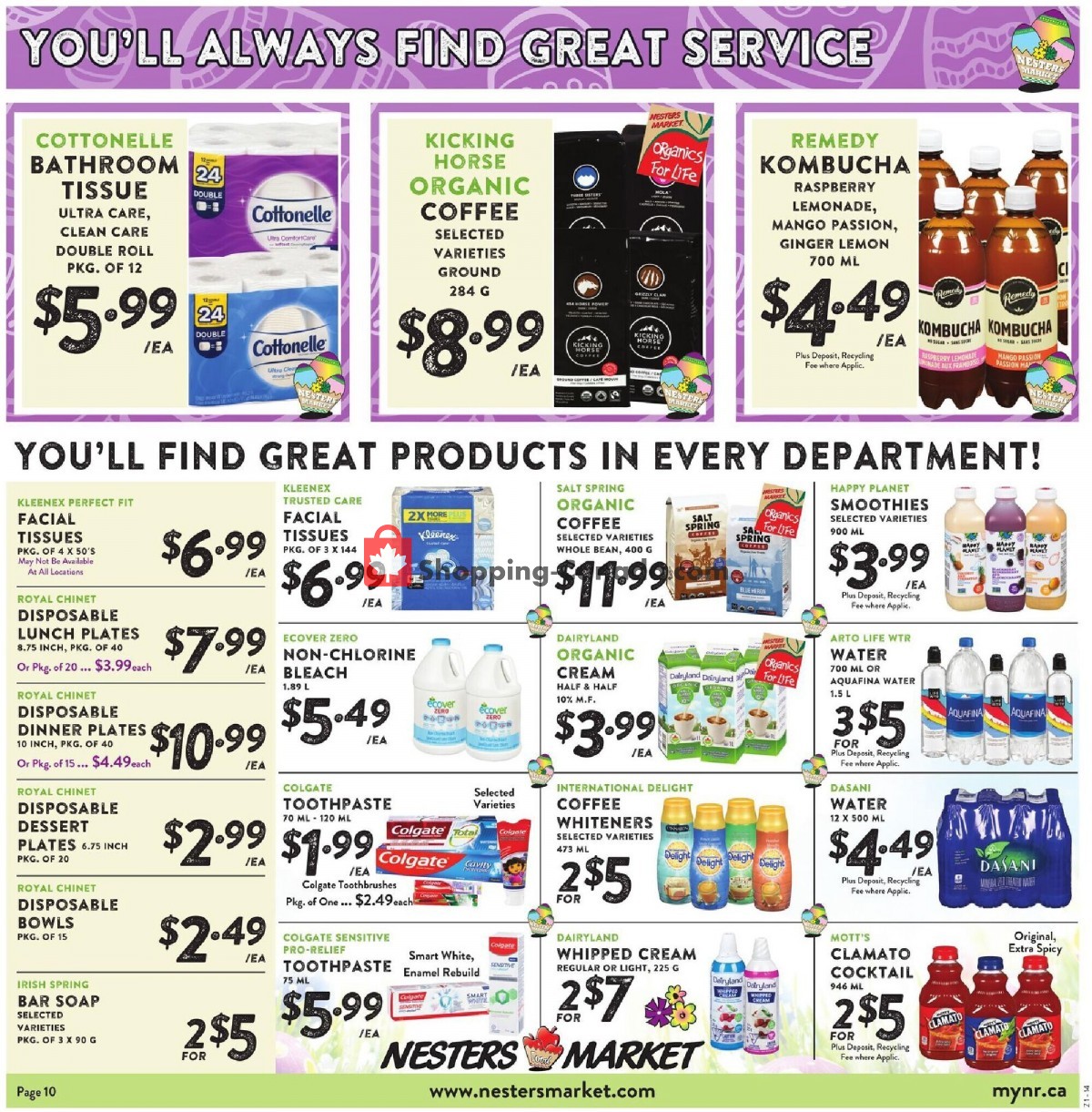 Nesters Market Grocery Stores flyer from Sunday March 28, 2021 to Saturday April 3, 2021 - page 10