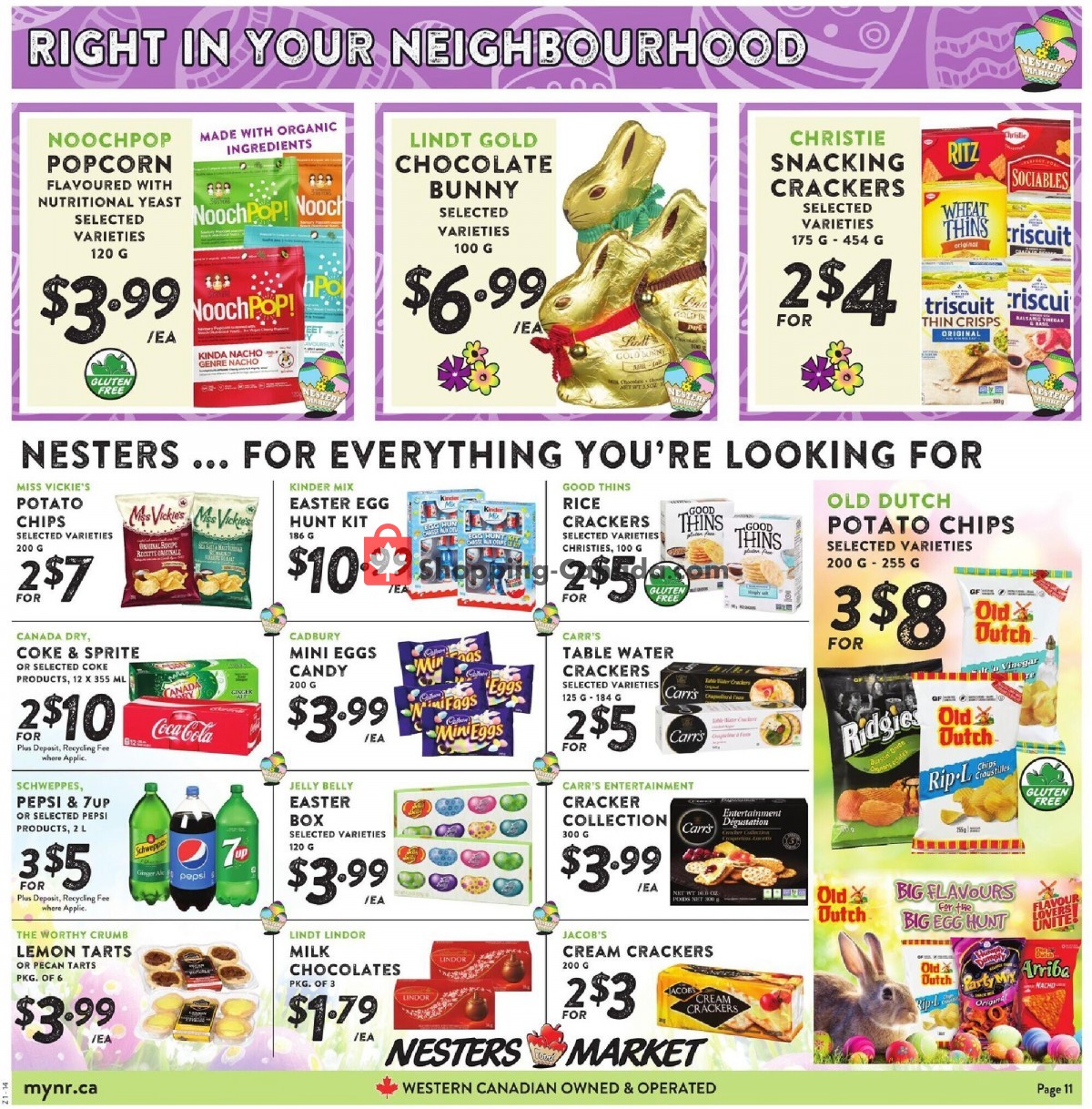 Nesters Market Grocery Stores flyer from Sunday March 28, 2021 to Saturday April 3, 2021 - page 11