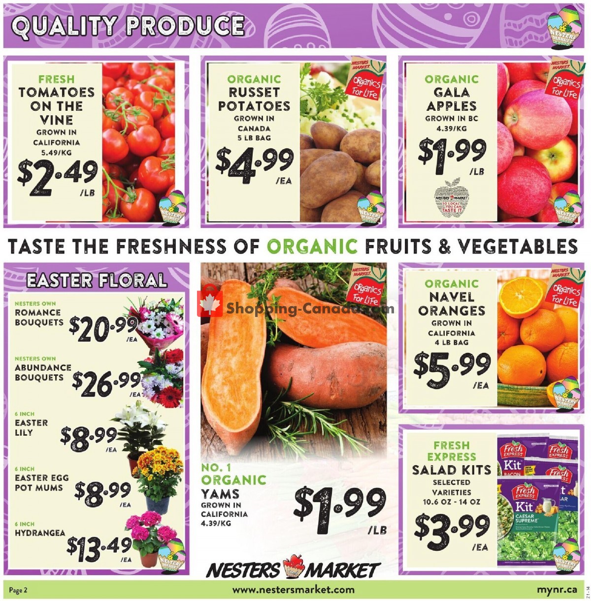 Nesters Market Grocery Stores flyer from Sunday March 28, 2021 to Saturday April 3, 2021 - page 2