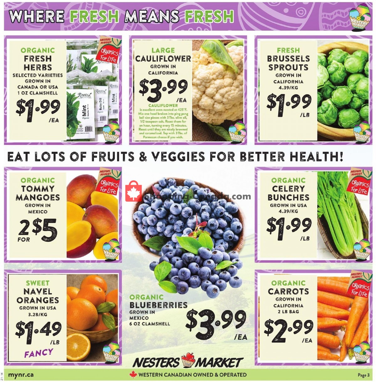 Nesters Market Grocery Stores flyer from Sunday March 28, 2021 to Saturday April 3, 2021 - page 3