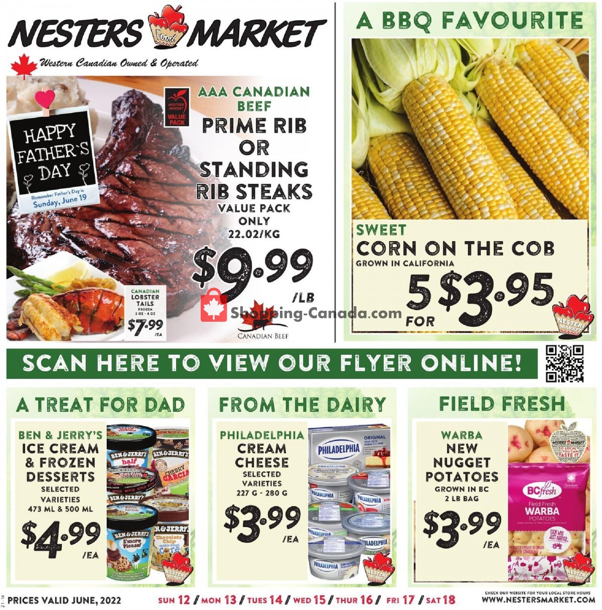 Nesters Market Grocery Stores Canada, flyer (Happy Father's Day
