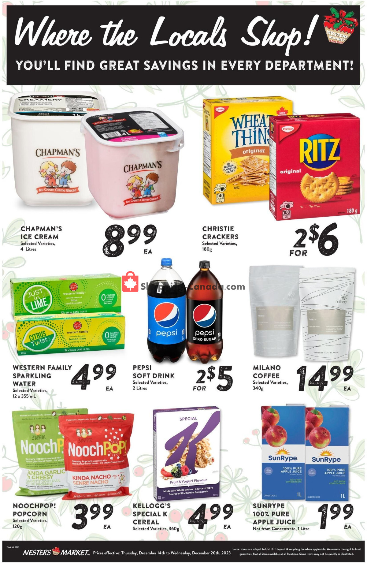Nesters Market Grocery Stores flyer from Thursday December 14, 2023 to Wednesday December 20, 2023 - page 10
